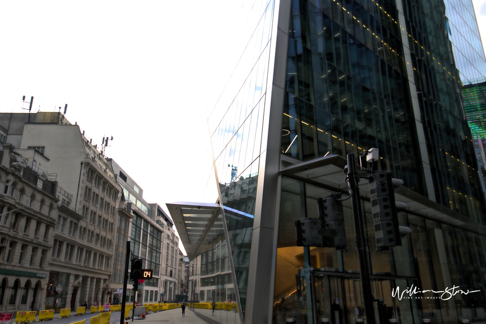 Two Tall Office Buildings, Fine Art, Limited Edition, City CCTV, London, Square Mile, Financial District, The Begining, Under Construction, Trading, Forex Building, Equity, Derivatives