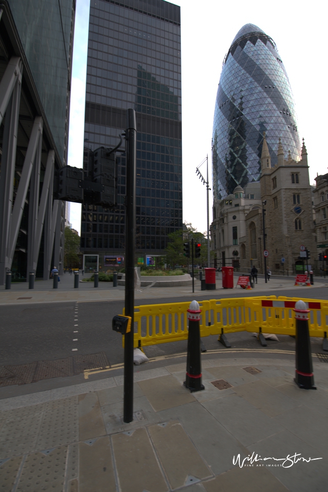 Light On, 24 hrs Energy, Three Tall Buildings, London, United Kingdom