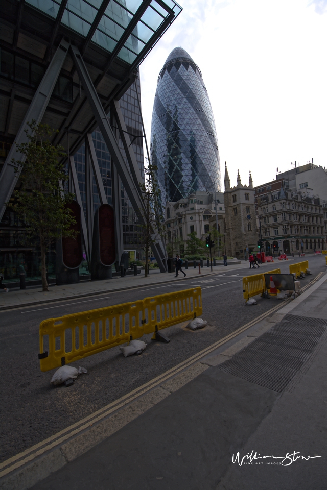 Mirror Ahead, Pointed, Financial District, London, United Kingdom, Limited Edition, Fine Art