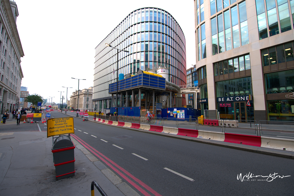 Two Tall Office Buildings, Fine Art, Limited Edition, City CCTV, London, Square Mile, Financial District, The Begining, Under Construction, Trading, Forex Building, Equity, Derivatives