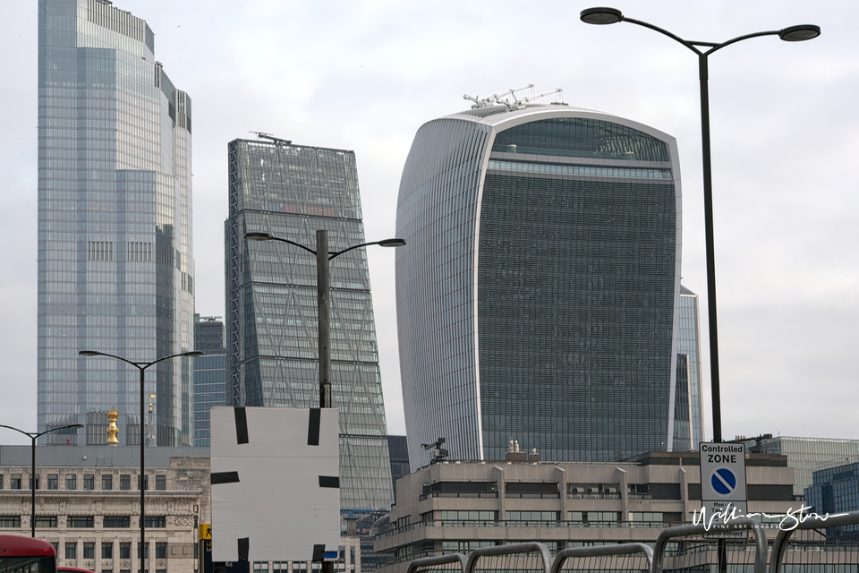 Two Tall Office Buildings, Fine Art, Limited Edition, City CCTV, London, Square Mile, Financial District, The Begining, Under Construction, Trading, Forex Building, Equity, Derivatives