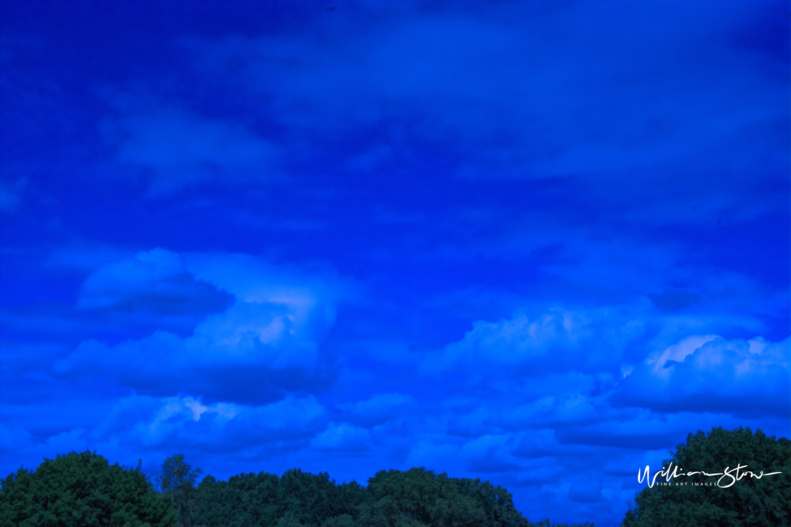 Fine Art, Limited Edition, Crazy Blue Sky, London.