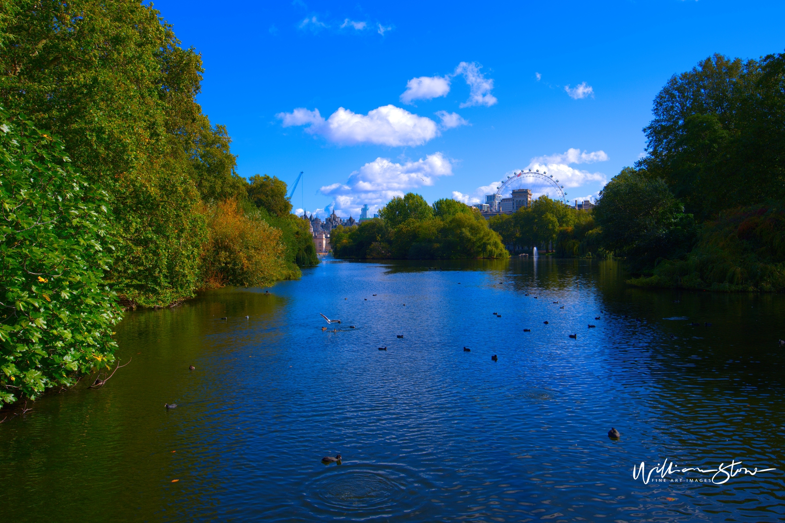 Fine Art, Limited Edition, London Wheel Afar, London.