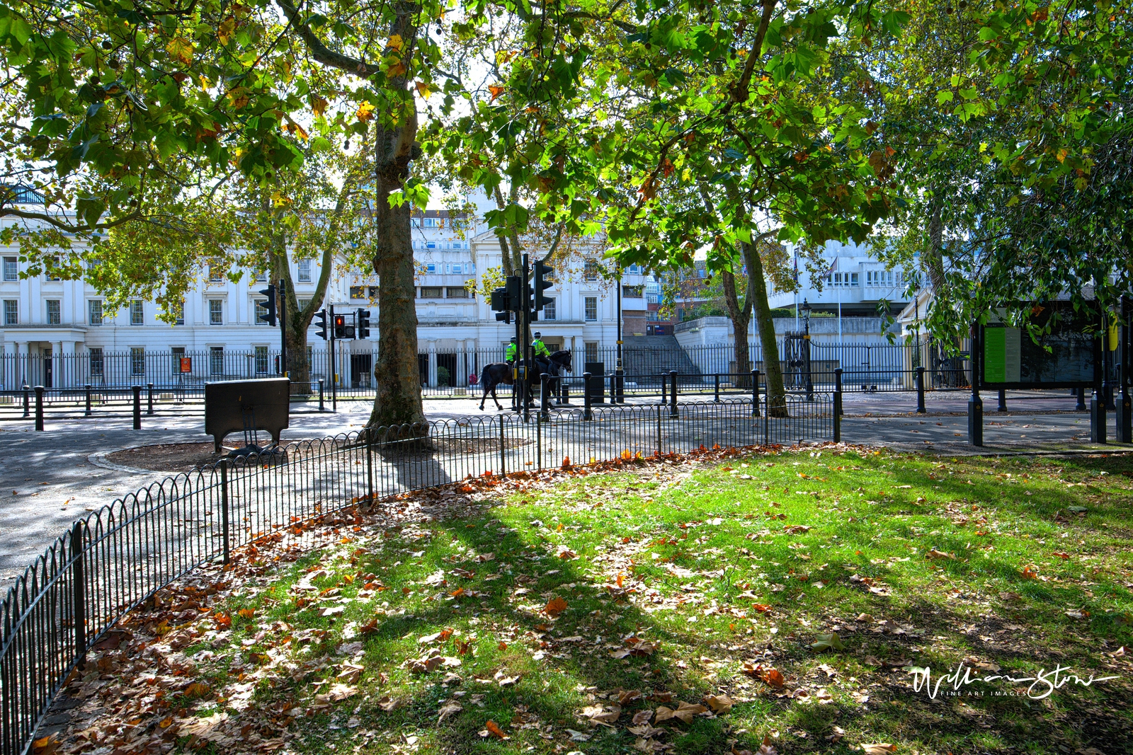 Fine Art, Limited Edition, Horse Riding in Twos, London.