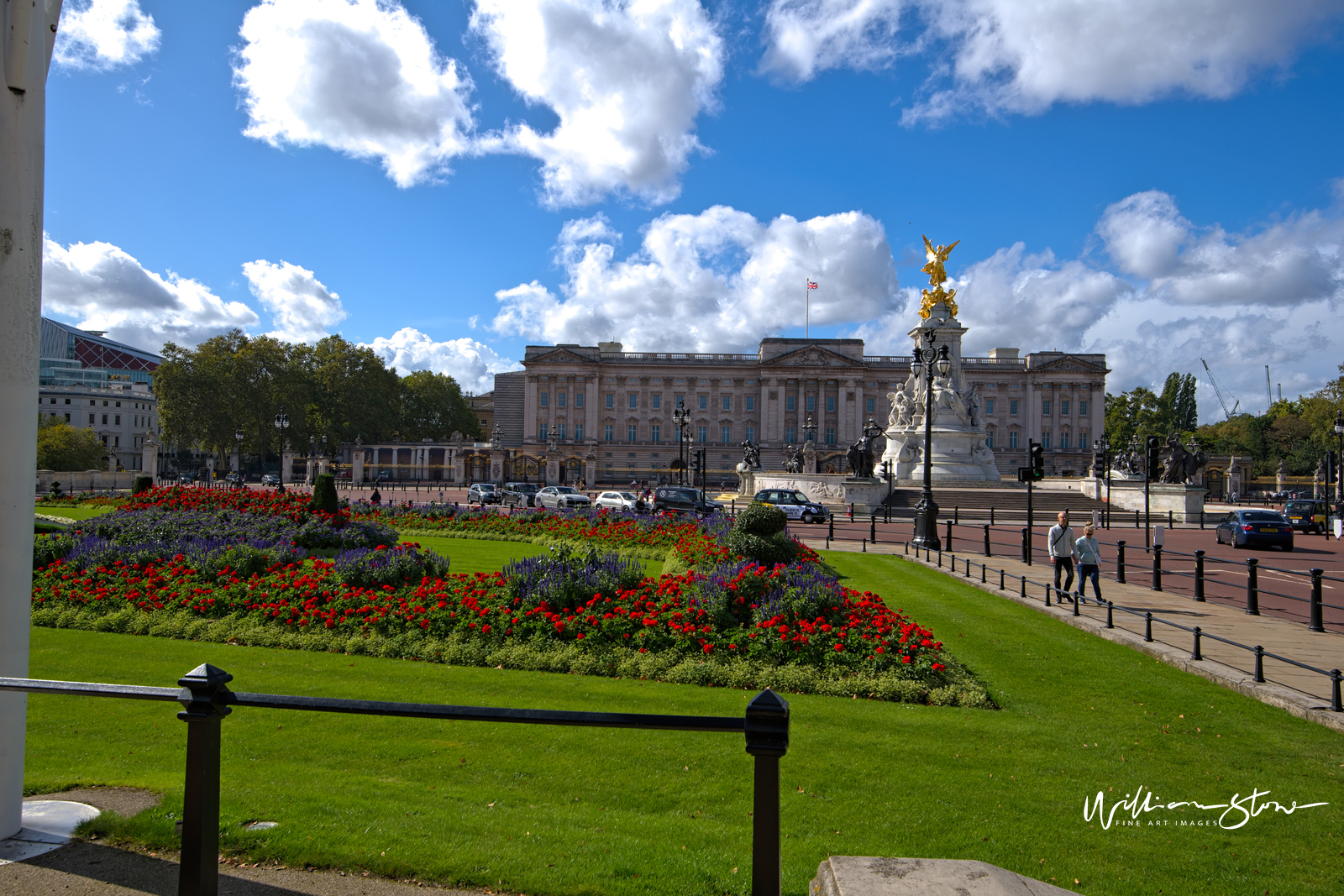 Fine Art, Limited Edition, Flowery Buckingham, London.