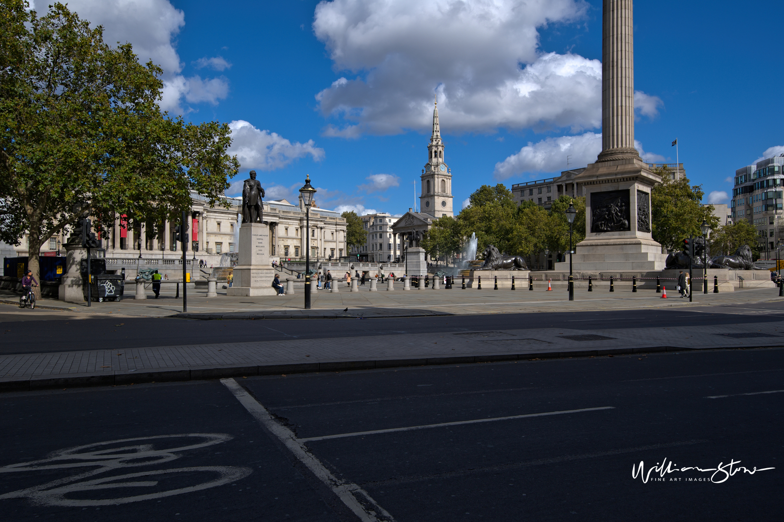 Fine Art, Limited Edition, Cycle lane, London.