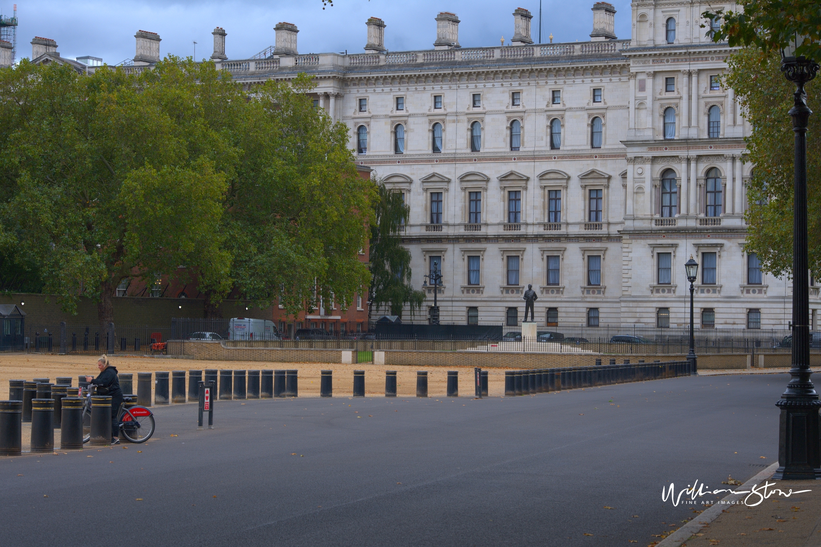 Fine Art, Limited Edition, Cycling To Queen, London.