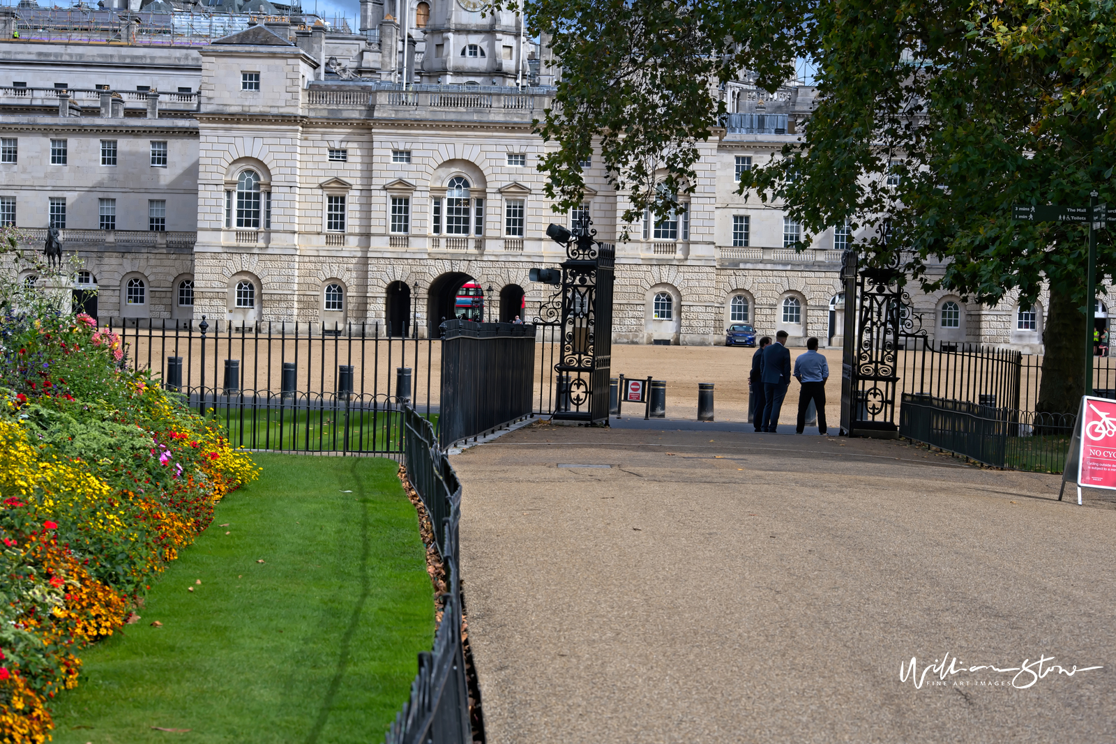 Fine Art, Limited Edition, Three At The Gate, London.